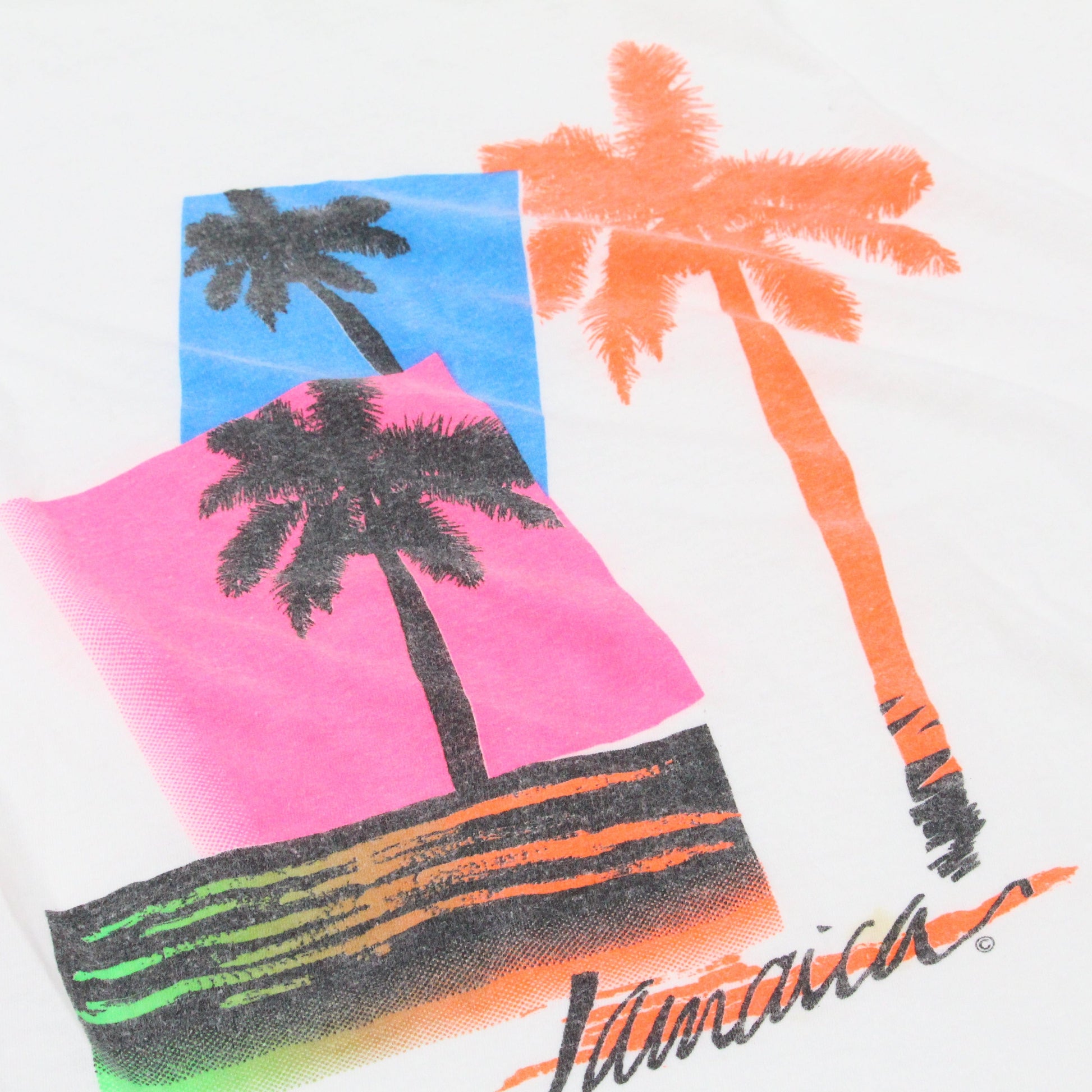 Vintage Jamaica T Shirt Size Large Fits Size Small