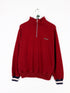 Vintage Nautica 1/4 Zip Sweatshirt Size Small Fits Like Medium