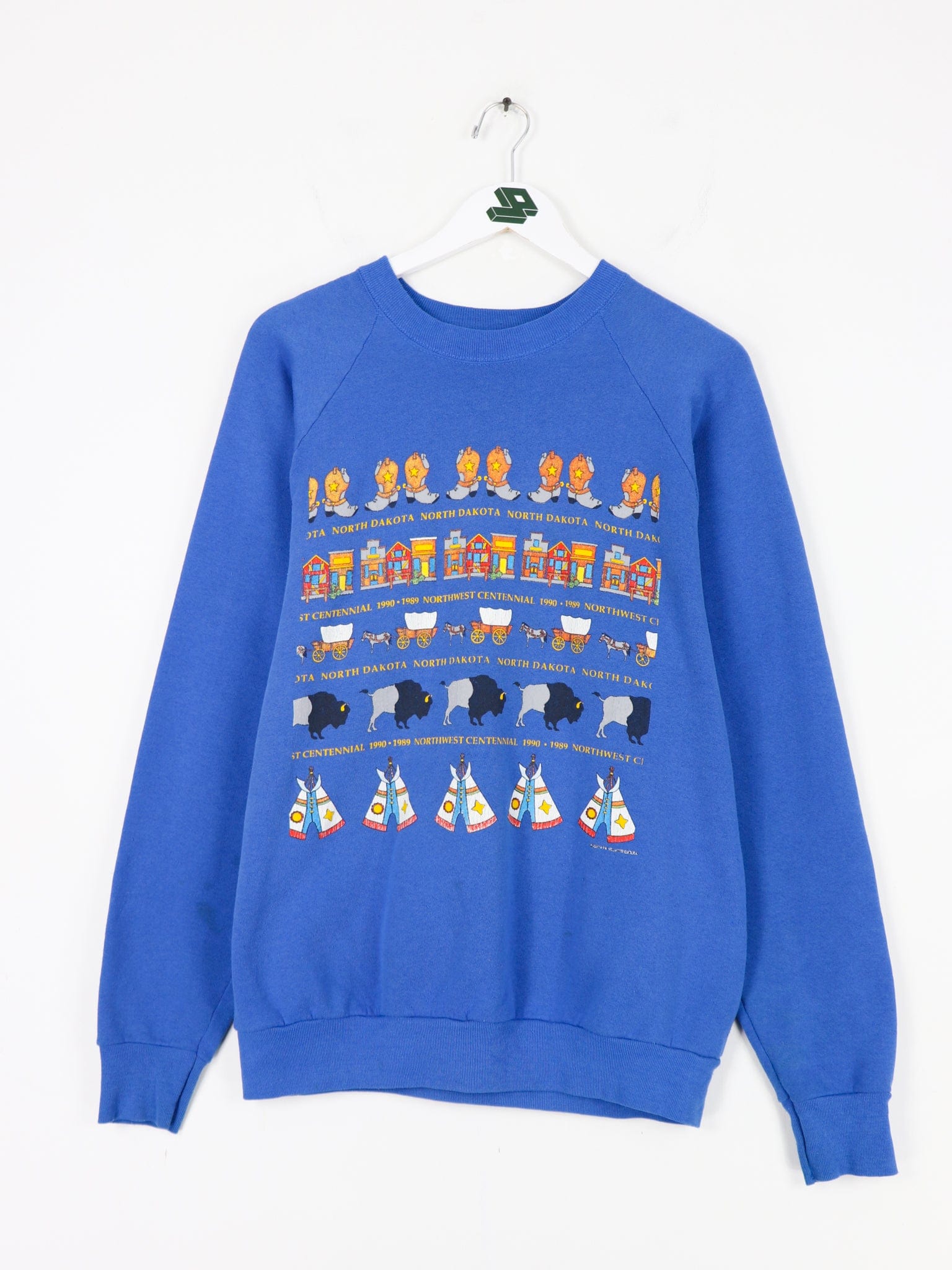 Vintage North Dakota Northwest Centennial Sweatshirt Size XL Fits Small