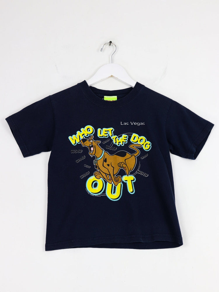 Vintage Scooby Doo Who Let The Dog Out T Shirt Youth Size Small Fits XS from propervintagecanada