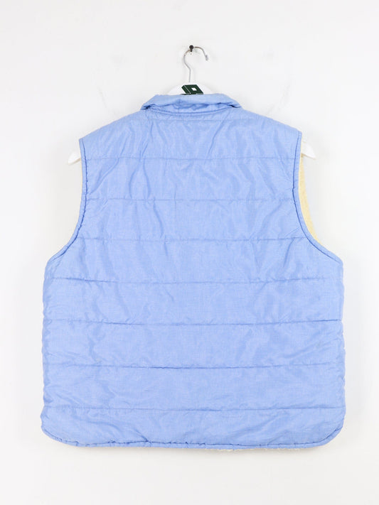 Vintage Vest Mens Small Blue 70s/80s Sherpa Lined jacket