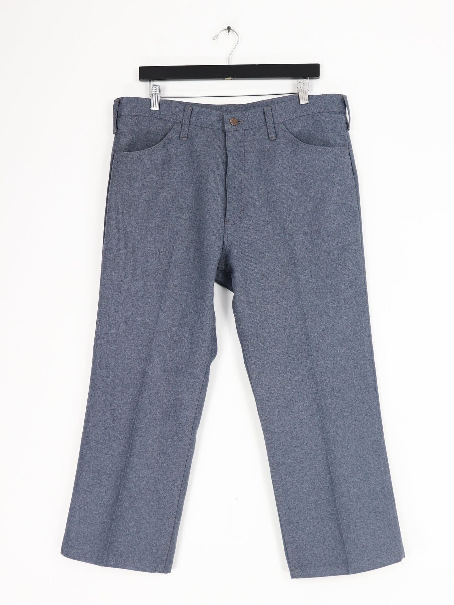 Wrangler Pants Vintage Wrangler Wrancher Cropped Dress Jeans Size 36x32 Fits Like 36x24